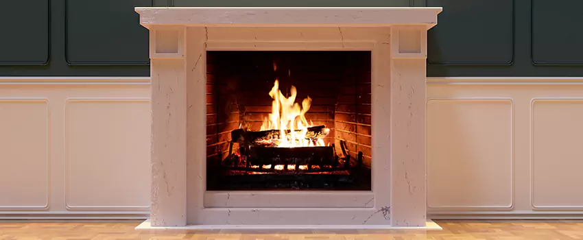 Decorative Electric Fireplace Installation in Tamiami, Florida