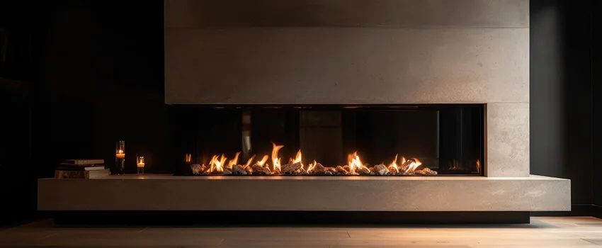 Gas Fireplace Ember Bed Design Services in Tamiami, Florida