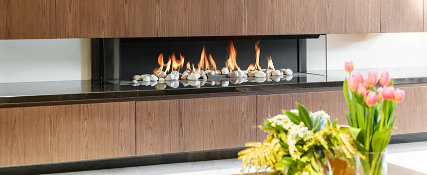 Double-height Fireplace Design Refurbishment in Tamiami, Florida